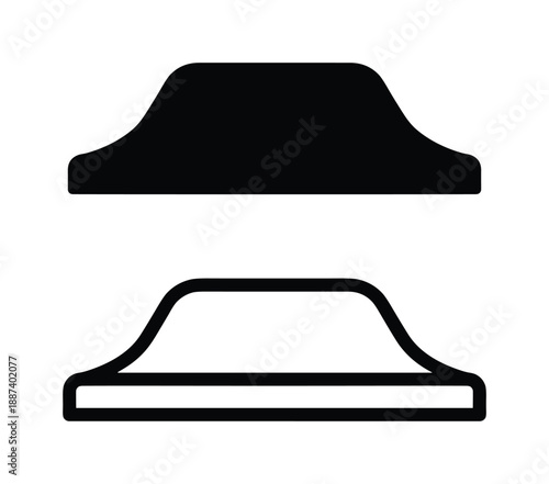 Road, traffic signal speed breaker icons