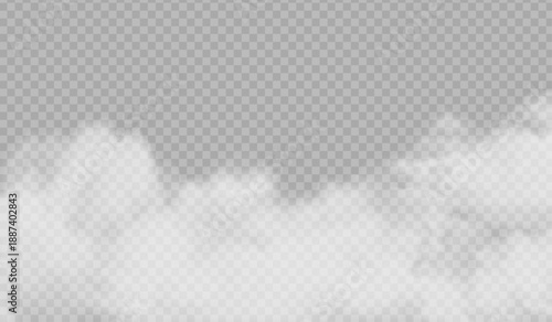 Realistic Ground Fog Overlay with Soft Diffusion PNG overlay