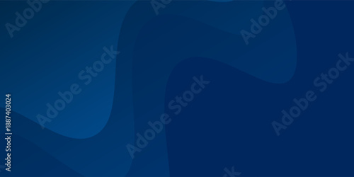 Texture blue paper waves abstract banner design. Elegant wavy vector  fiction