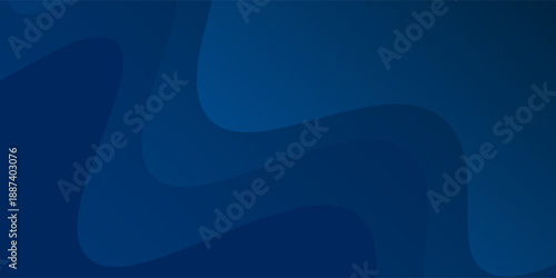 Texture blue paper waves abstract banner design. Elegant wavy vector  fiction