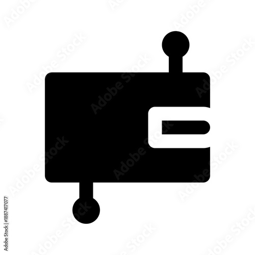 Electronic wallet icon