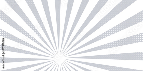 Ray sun light. Sunburst background. Radial circle line. Pattern starburst. Comic beam lines. Sun effect rays. Abstract firework. Concentration stripe. Cartoons lightning style. Vector illustration