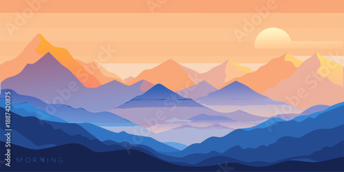 Looking for high-quality visual assets for your design or home decor projects? This mountain vector image features sharp resolution and a balanced color palette. Print-ready, ready to use.