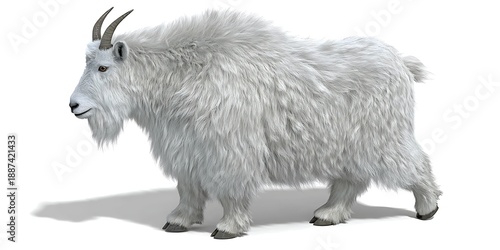 Year of the Goat 2027 background clean presentation ready, Realistic Photo