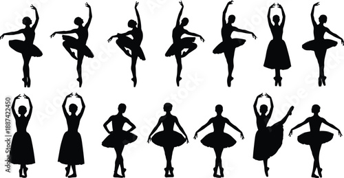 Here is the SEO-optimized metadata for your ballet dancer silhouette collection.