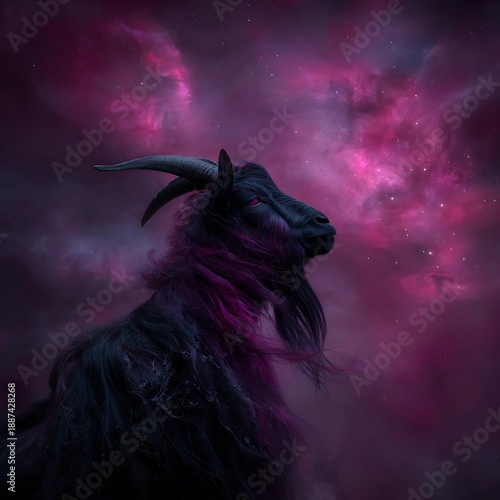 Year of the Goat 2027 background luxury brochure ready, Realistic Photo
