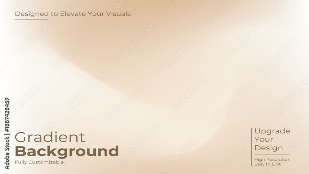 Fototapeta premium Soft pastel gradient background with smooth abstract color transitions, modern minimal style, ideal for presentations, branding, social media, posters, and web design.