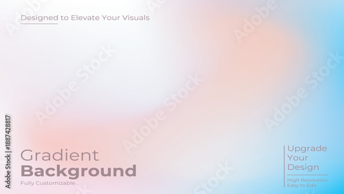 Soft pastel gradient background with smooth abstract color transitions, modern minimal style, ideal for presentations, branding, social media, posters, and web design.