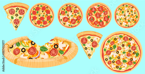 Asian Street Food Set with Grilled Skewers Fried Spring Rolls and Variety of Dipping Sauces