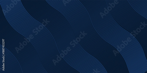 3D modern wave curve abstract presentation background. Luxury paper cut background.