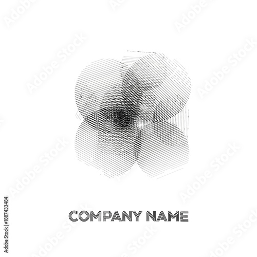 Black and White Cloud Formation Image.