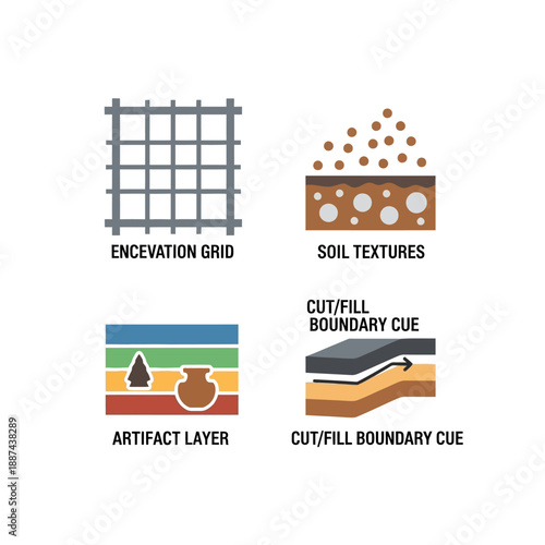 Geographic Information System GIS Layers Diagram.