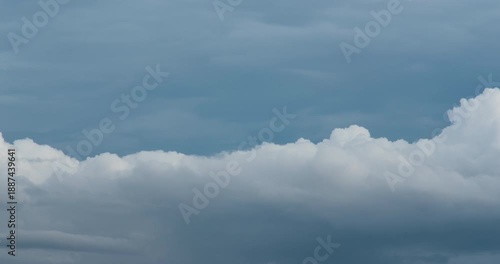 Wallpaper Mural Timelapse of thick clouds rolling over Bandung city, Indonesia Torontodigital.ca