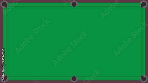 Fotografia 8-bit pixel art billiard table