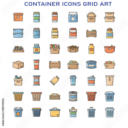 Container Concept for Storage, Packaging, and Organization