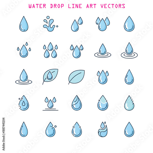 Waterdrop Concept with Freshness, Liquid, and Nature Detail