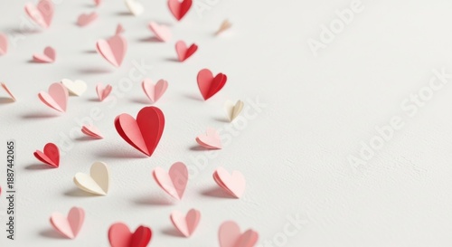 red tulips on white background