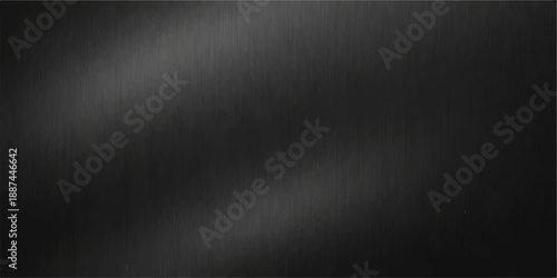 Brushed metal textured dark grunge background with space for text