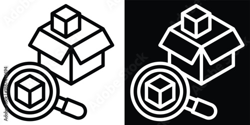 sampling Two-tone version in black and white background