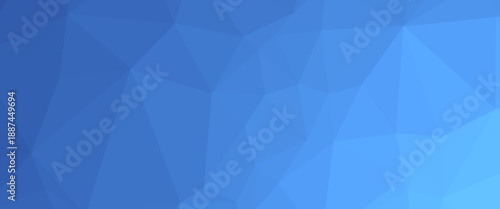 Dark BLUE vector shining hexagonal background. Modern geometrical abstract illustration with gradient. Triangular pattern for your business design.