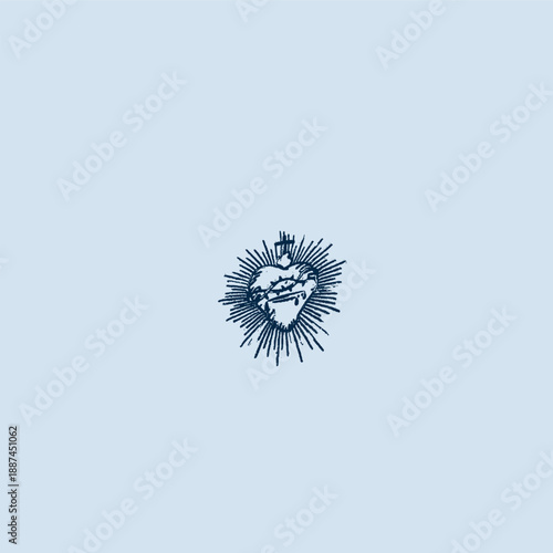 THESE HIGH QUALITY SACRED HEART JESUS VECTOR FOR USING VARIOUS TYPES OF DESIGN WORKS LIKE T-SHIRT, LOGO, TATTOO AND HOME WALL DESIGN