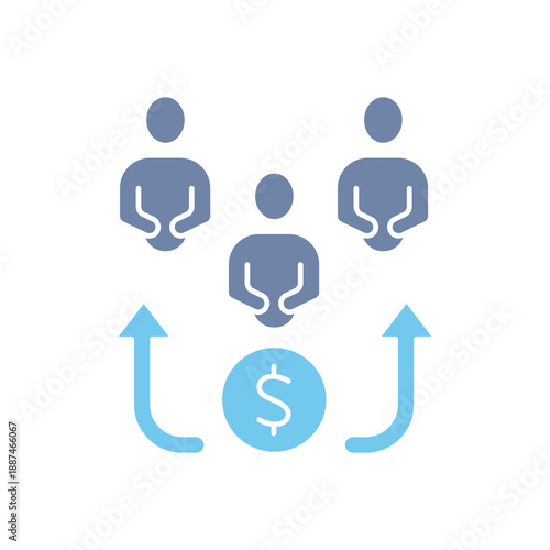 beneficiary concept line icon. Simple element illustration. beneficiary concept outline symbol design.