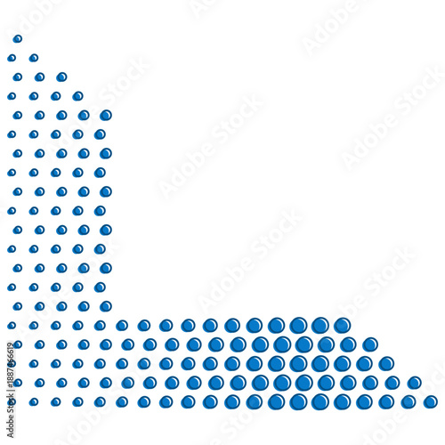 Flat Dot Corner Decoration