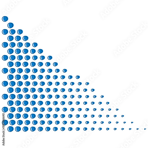 Flat Dot Corner Decoration