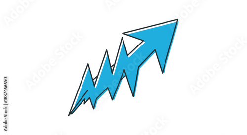 Free Download Blue Arrows Pointing Upwards in Sequence. - GFXLoad