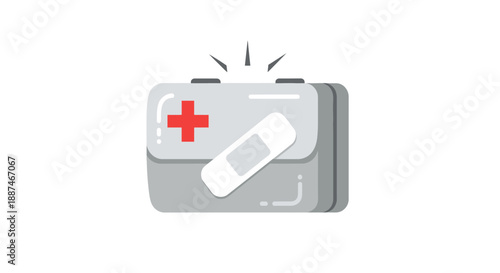 First Aid Kit Bandage Medical Care Box.