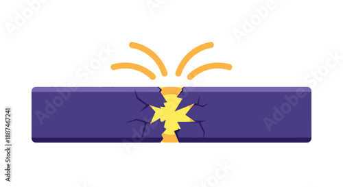 Purple Box with Yellow Explosion Graphic.