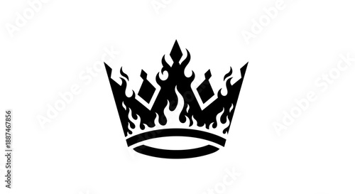 vector illustration of a burning candle