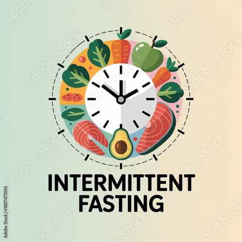 Intermittent Fasting Healthy Lifestyle Concept
