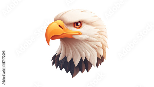 Bald Eagle Vector Illustration Majestic Bird of Prey