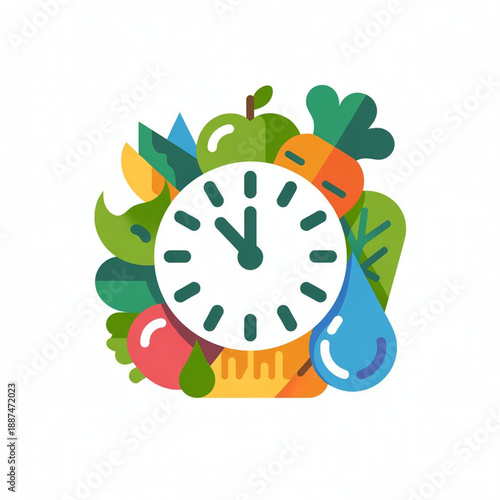 Intermittent Fasting Healthy Lifestyle Concept