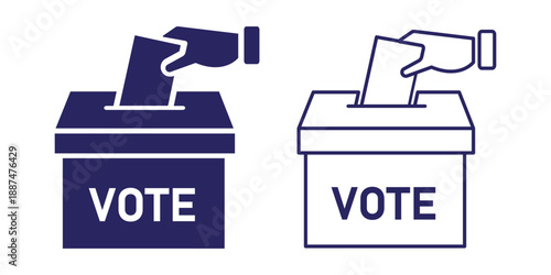 
 Save to Library
 Download Preview
 Preview Crop
 Find Similar
 
File #:  1875800333
Voting icons vector symbol with editable stroke lines for web designs. voting box with ballot paper, vector illust