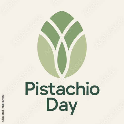 pistachio day, pistachio illustration, nut awareness design, healthy snack concept art, 