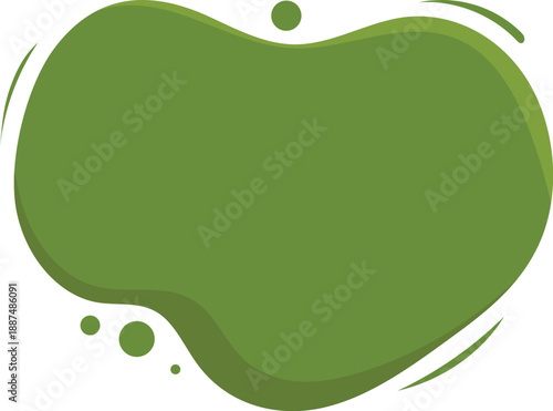 Colorful Abstract Blob Accent for Branding and Visual Identity Design