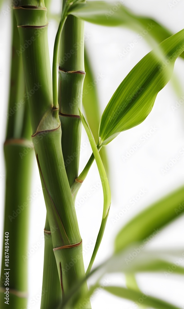 Fototapeta premium bamboo, showcasing both realism and freshness.