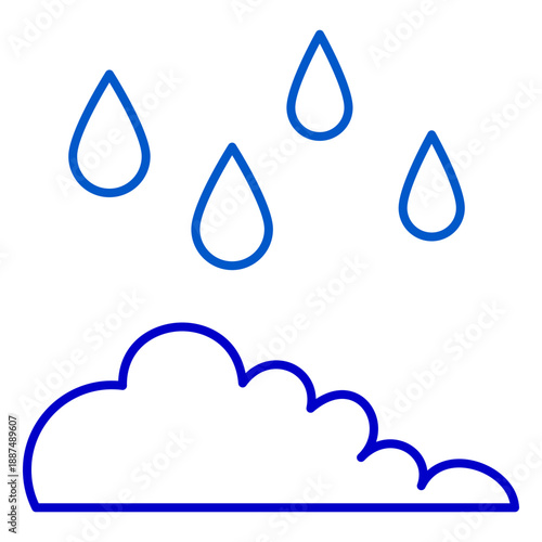 Cloud Rain Moisture Drops