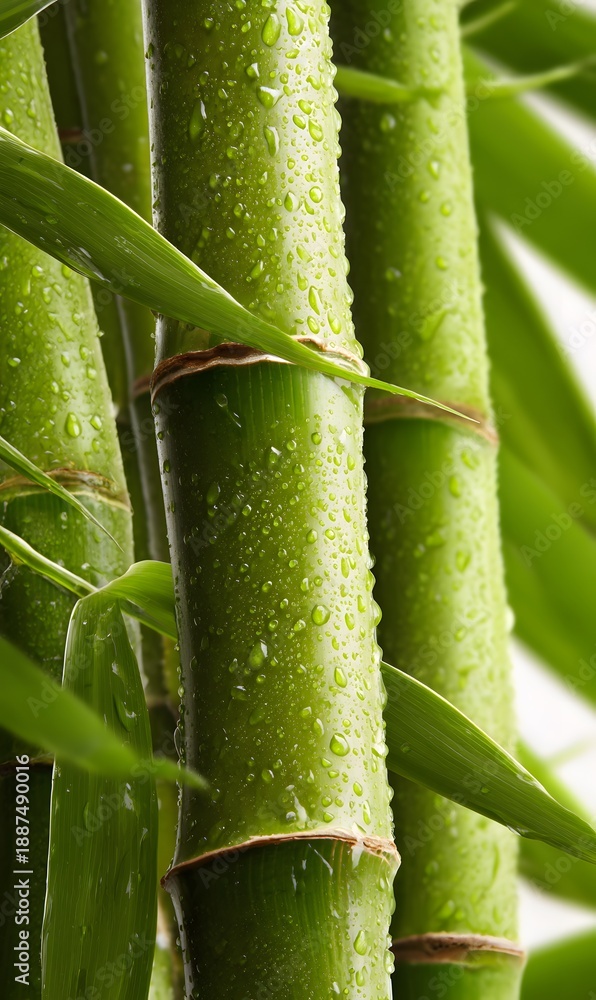 Fototapeta premium bamboo, showcasing both realism and freshness.