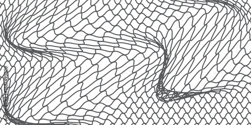 Mesh texture for fishing nets. Seamless black pattern for sportswear or soccer goal, volleyball net, basketball hoop, hockey, athletics.