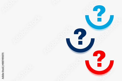 question mark sign represent web support and help