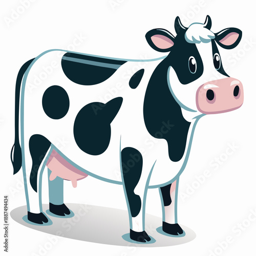 funny cow cartoon