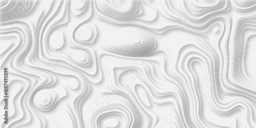 Abstract topography pattern seamless lines sea map modern design white background. Abstract digital topographic contour map concept space geometric strip grid line. Natural discovery of maps.