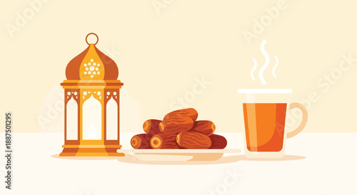 A warm cup of Turkish coffee with Turkish delight served on a saucer in a cozy cafe morning atmosphere