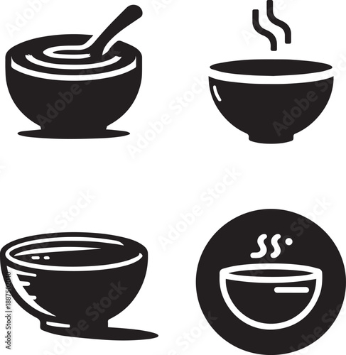 soap bowl icon vector
