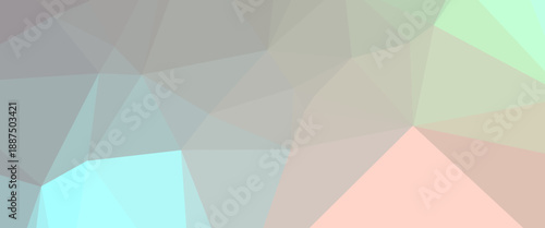 Blue low poly geometric background with triangles. Polygonal abstract background for website, mobile application design or corporate business style.