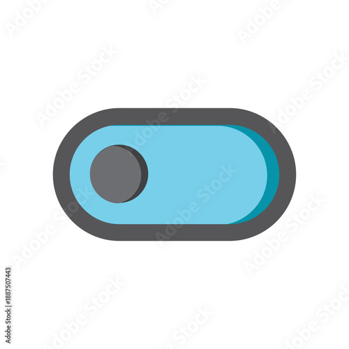 Vector Of Toggle Off switch icon For UI Web_Flat Icon