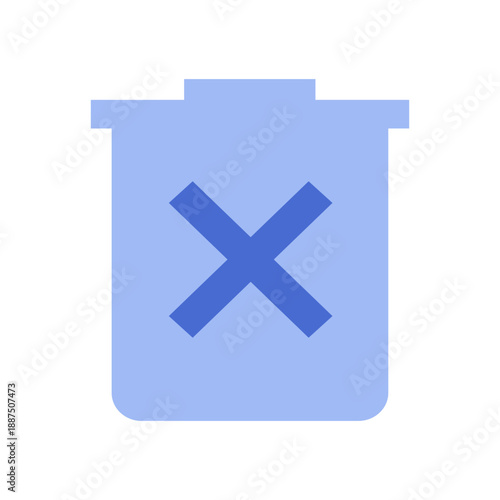 Vector Of Delete Forever Icon For UI Web_Dual Tone Icon